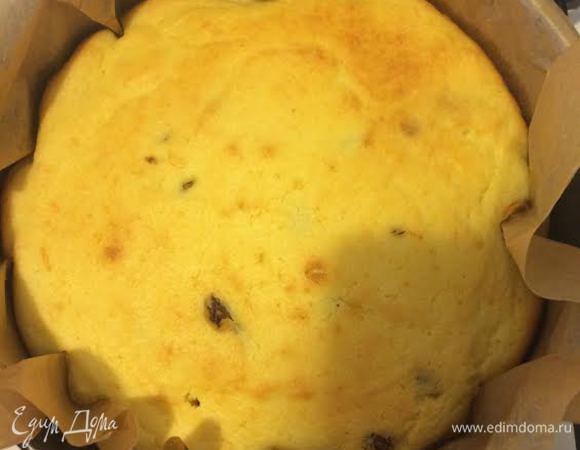 Выпекать 50-60 минут. Готовый сырник остудить. Достать из формы и перевернуть на блюдо.