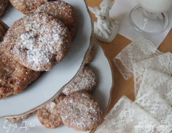 Очень вкусно такое печенье кушать с молоком! 
Получился очень полезный полдник.