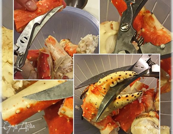 Вот такой процесс, который дальнейший. Быстро и удобно извлекаем мясо из хитиновых покровов.
