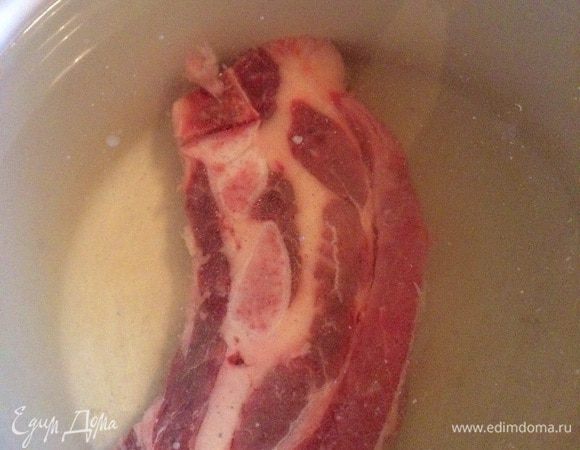 Готовим бульон.