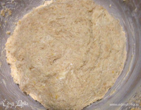 Получается примерно вот такое тесто.