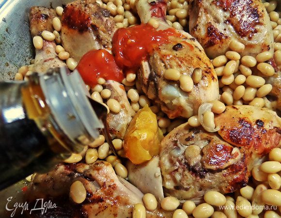 Соль или соевый соус, как нравится. Перемешиваем.