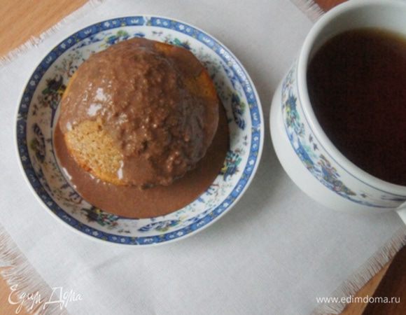 Дети попросили полить шоколадной глазурью.