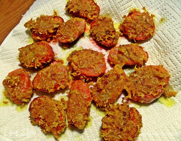 Переносим на салфетку снять лишний жир.