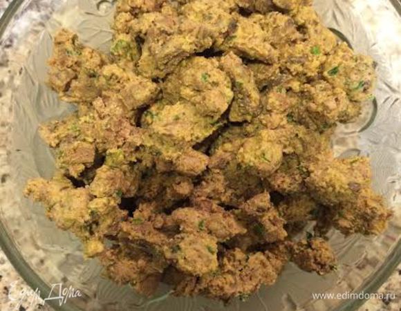 Смешать с ореховой массой. Если вам кажется, что масса получилась очень густая, можно добавить немного горячей воды. Сверху посыпать зернами граната. Приятного аппетита!