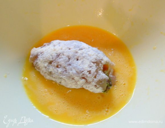 Затем в яйце.