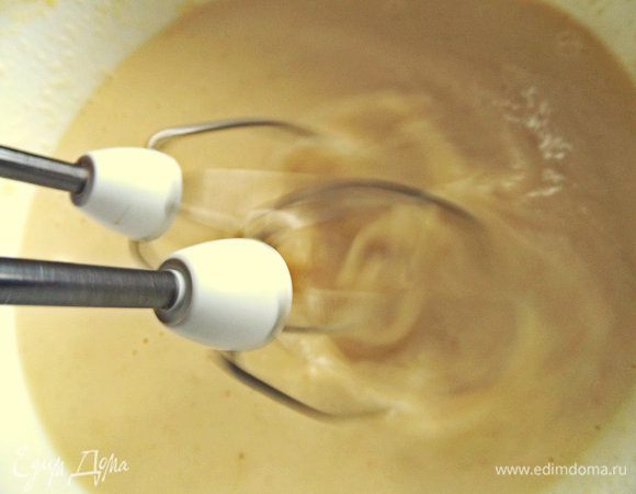 Можно взбить миксером.