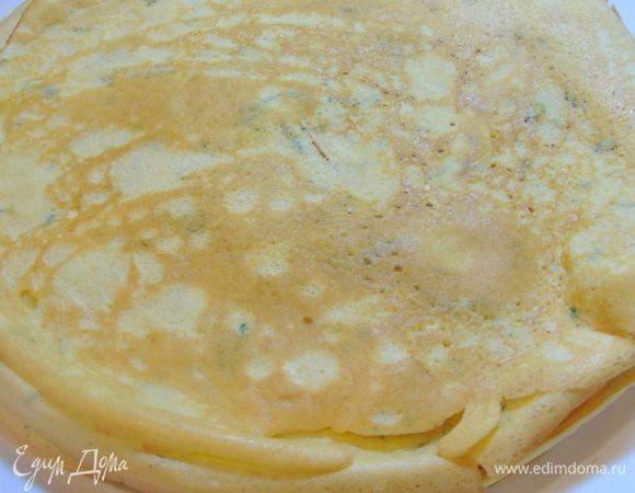 Так пережариваем все блины...