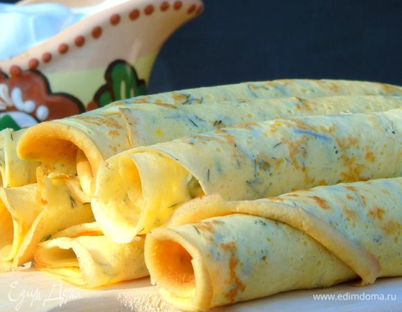 Блины выходят не очень тонкие, но очень вкусные!!!