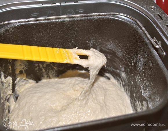 Здесь я попыталась показать консистенцию теста.