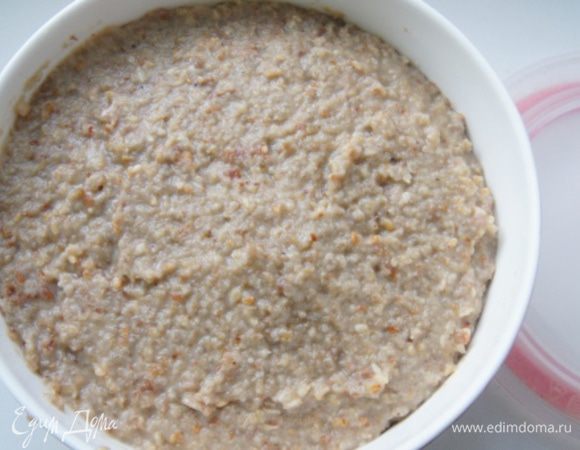 Но я добавила еще 20 мл воды и взбила до более однородного состояния погружным блендером.