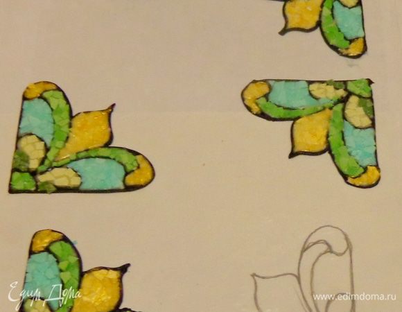 Для придания цельности картине сделала виньетки.