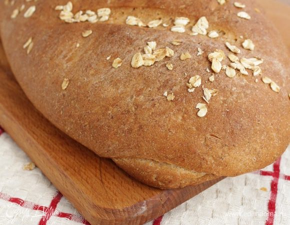 Заранее прогреть духовку на 240°С. Готовый хлеб остудить на решётке.
