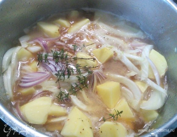 Добавить шафран.