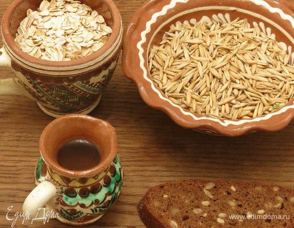 Готовим геркулес — не экстра, овес, воду и хлеб.