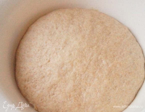 Вот тесто через час.