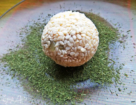 Потом припорошим в укропе.