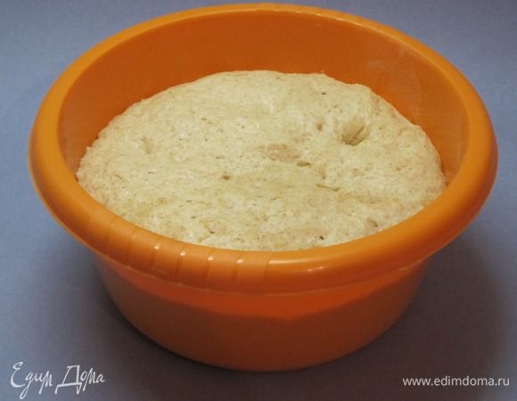 Оставить на 1,5 часа в теплом месте.