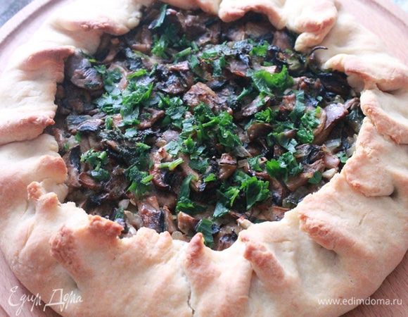 Очень вкусна именно горячая галета. Подаем с салатом. 
Вкусного поста!