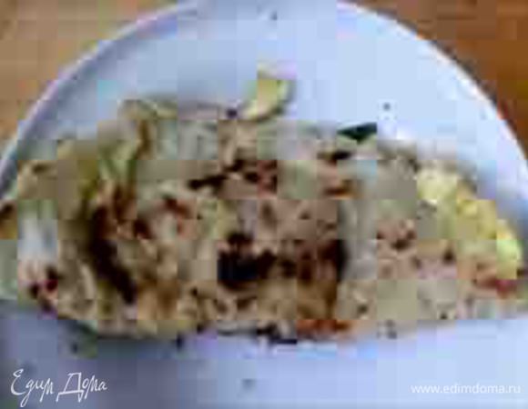 Сложить блинчик и можно подавать к столу! ;)