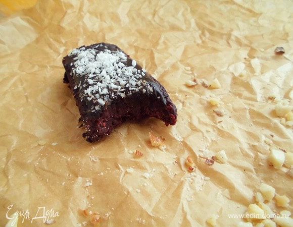 Так батончик выглядит внутри.