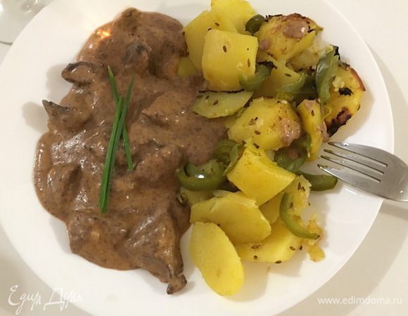 Получилось на две порции и добавку. 