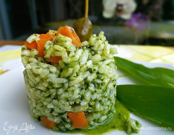 В бульоне выварилась морковка, мне захотелось добавить ее в ризотто.