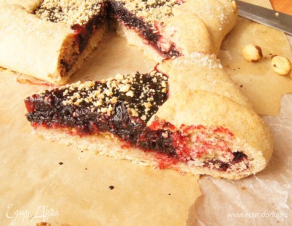 Нежная, с ягодной начинкой и орешками-эта галета никого не оставит равнодушными!