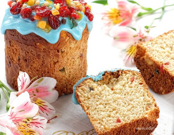 Посмотрите, какой кулич получается в разрезе!