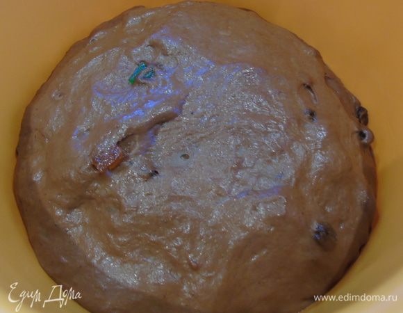 Оставить тесто еще на 1 час подходить.