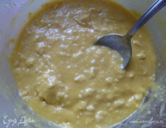 Должно получиться вот такое однородное тесто.