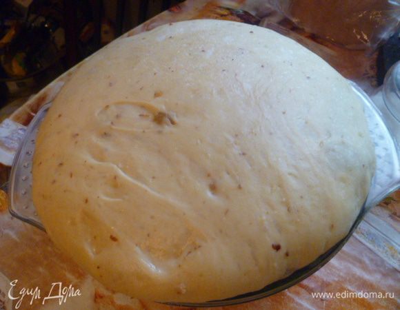 Вот подошедшее тесто.