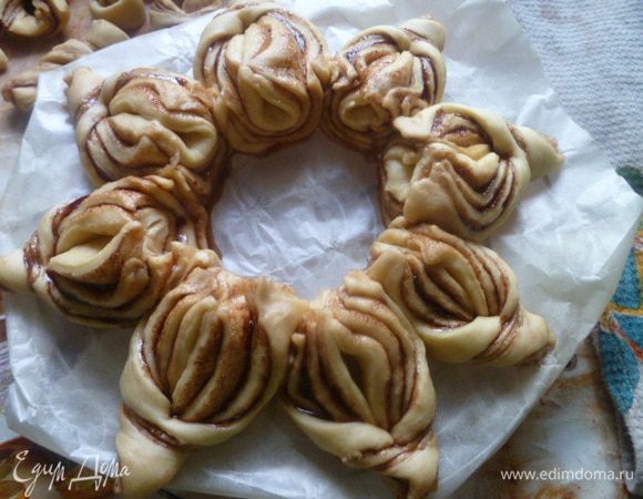 Дать подойти под полотенцем в теплом месте 20 минут.