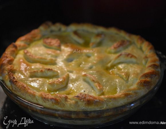 Дать остыть после духовки и разрезать на части.