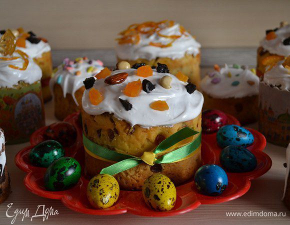 Вот нарядные куличики)