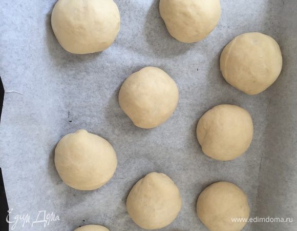 Оставляем шарики отдохнуть минут 10.