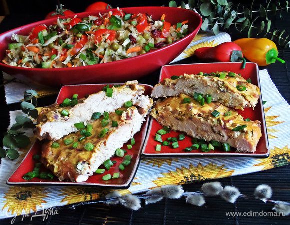 Кстати, филе остается вкусным даже в остывшем виде. Сметана схватывается и легко кусочки упаковываются, берем с собой на природу или на работу.