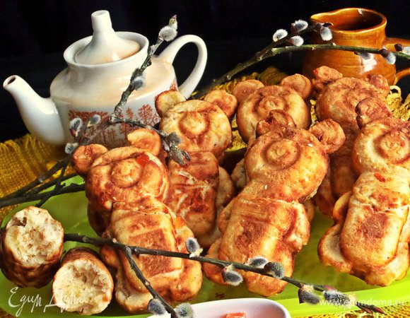 Получилось 6 мишек и 3 шишки впридачу)