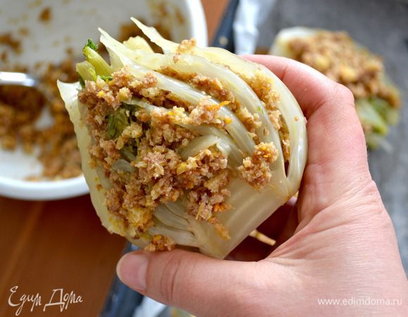 В итоге, вот такие красивые получаются фаршированные клубни.