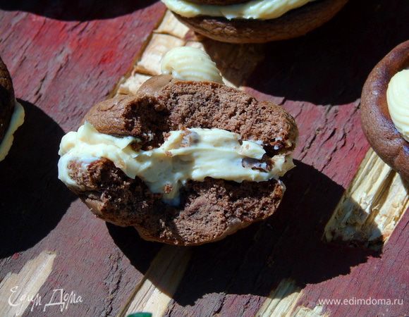 Вот сразу после нанесения крема...не выдержала и откусила))))