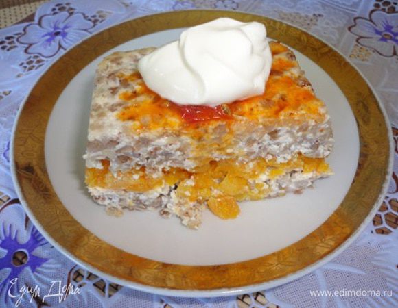 А мужу очень даже понравился только со сметаной.