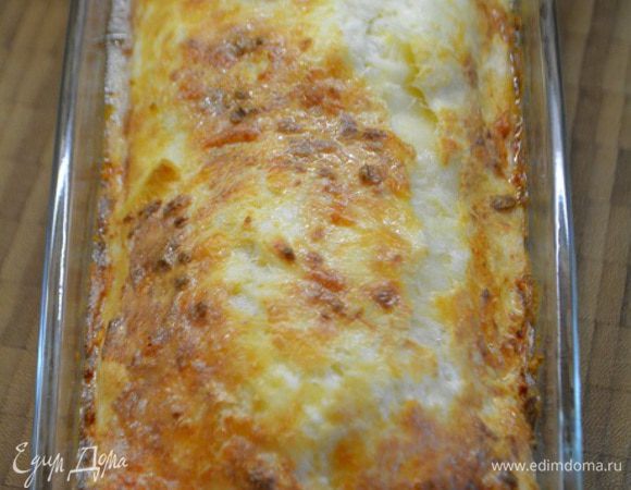 Готовую ачму вытащить из духовки и немного остудить.