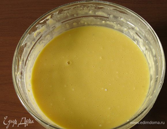 Пока готовили соцветия, кляр выстоялся.