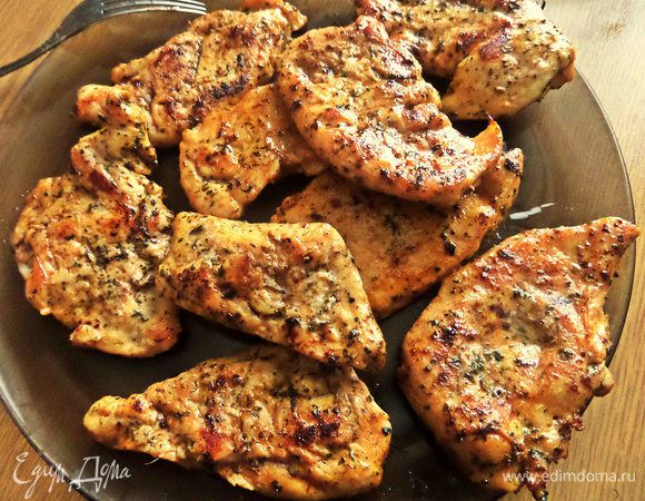 Итак наши филе готовы. Сочность сохраняется, они не пересушены.