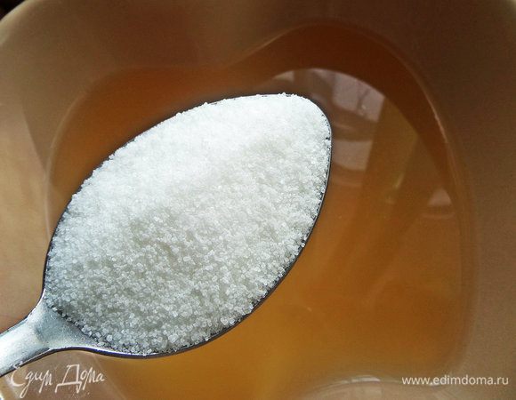 Добавить в отвар сахар.