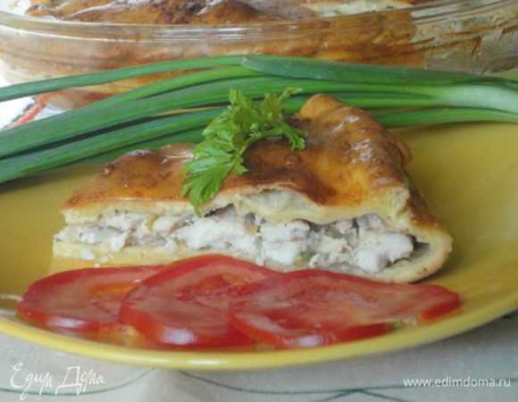 Выпекать в духовке 30 минут. Подавать слегка остывшим с любимыми овощами.