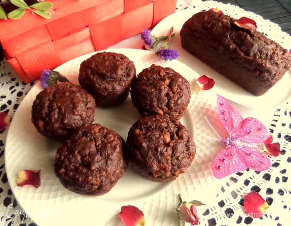 Маффины очень насыщенного вкуса, поэтому не требуют дополнительных украшательств.