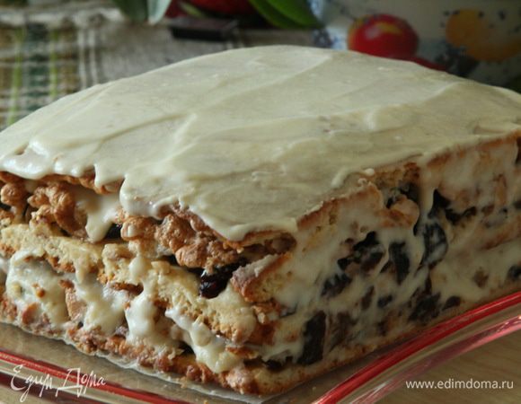 Вот в таком виде оставляем пляцок пропитываться.