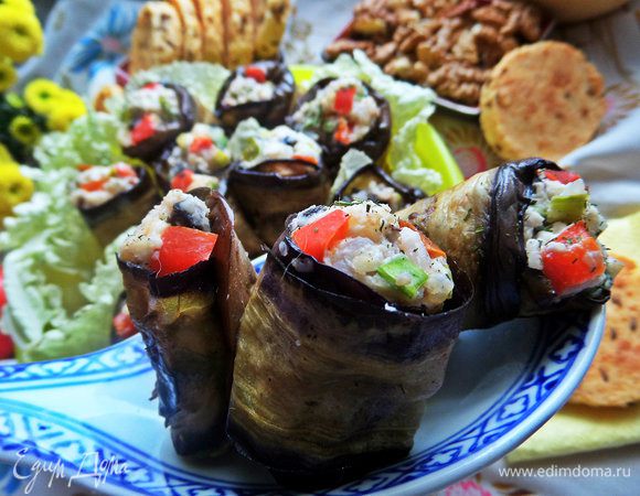 Рулетики хоть и маленькие, но вполне сытные.