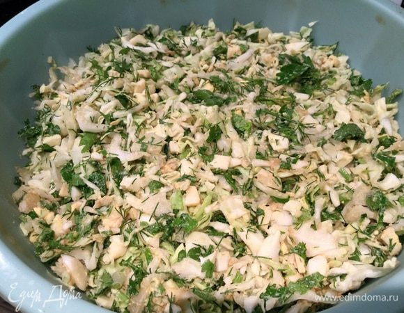 Выложите начинку...